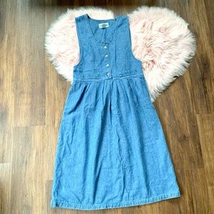 Blue Denim Maxi Dress